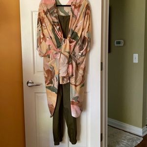 Brand New Long shrug shawl